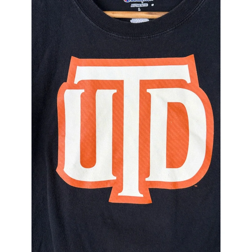 Champion UTD  Graphic T-Shirt Mens Large Black L (read desc) - Picture 5 of 8
